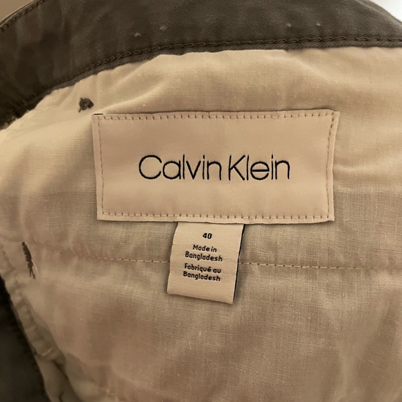 Calvin Klein Jeans Bermuda Men’s Shorts Grey 10” Inseam Waist 40” READ Gray - Picture 5 of 7